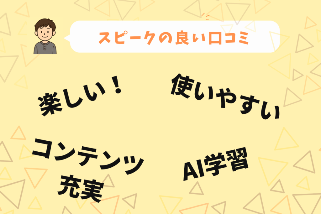 スピーク良い口コミ
